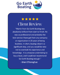 Testimonial BO Go Earth Boating