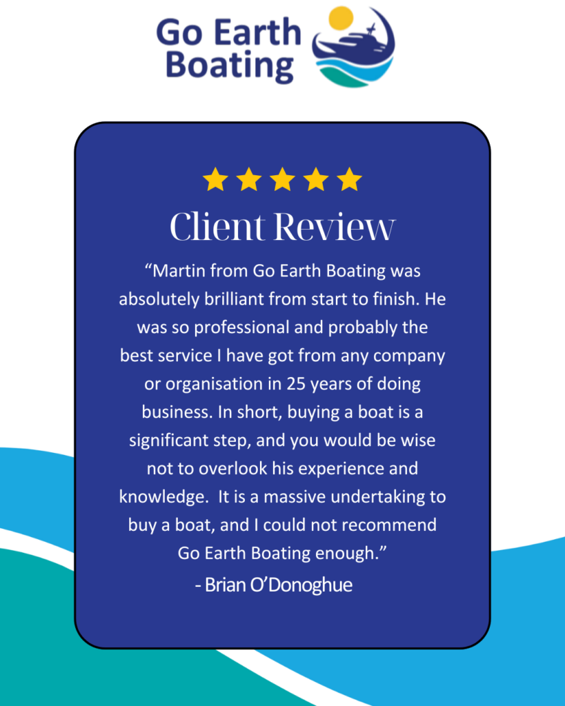 Testimonial BO Go Earth Boating